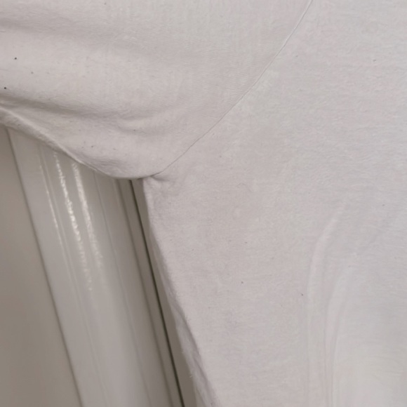 GILDAN 🖕🏾 WHITE/RED HEAVY COTTON LONG SLEEVE “F**K YOU…” FUNNY TSHIRT Men XXL 2X - Picture 7 of 7